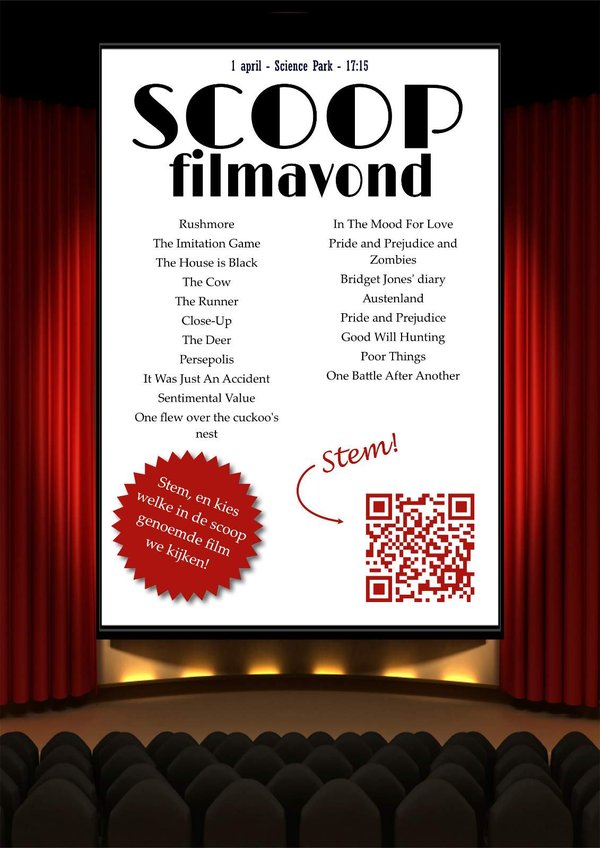 Poster Scoop filmavond
