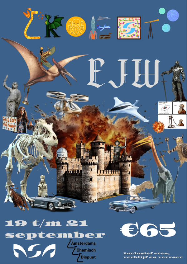 Poster Eerstejaarsweekend 2025