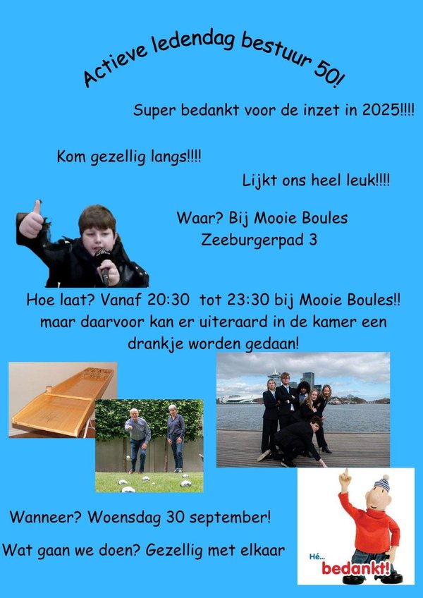 Poster Actieve ledendag 2026