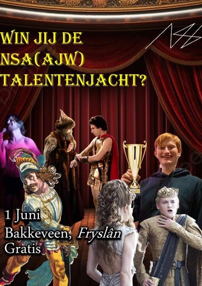 Poster AJW talentenjacht
