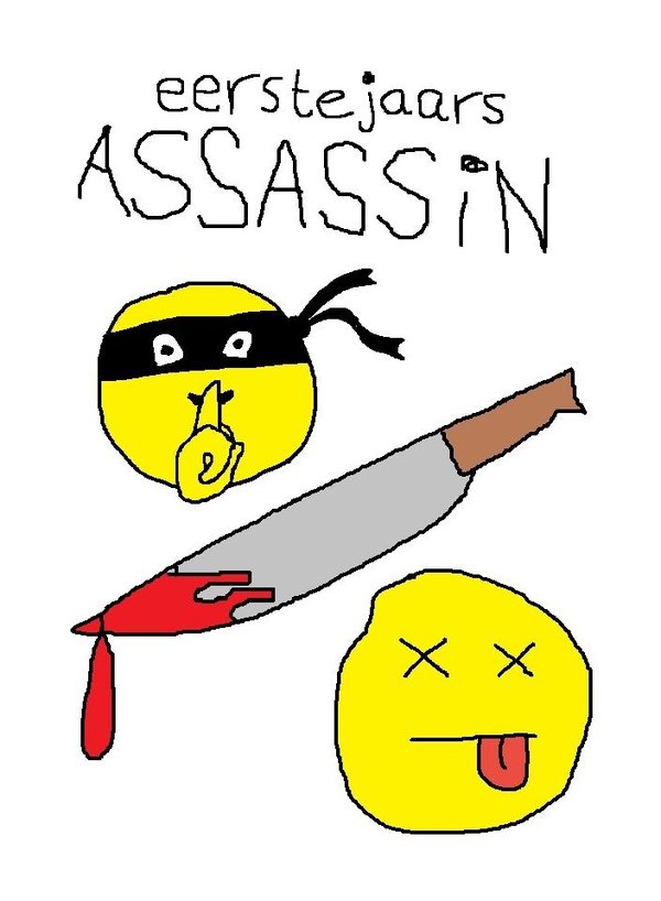 Poster Eerstejaars Assassin