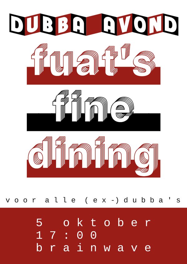 Poster fuats fine dining 22