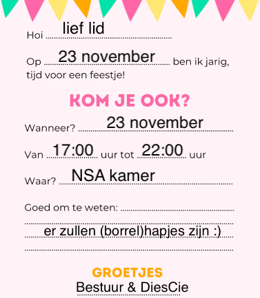 Poster Kringverjaardag