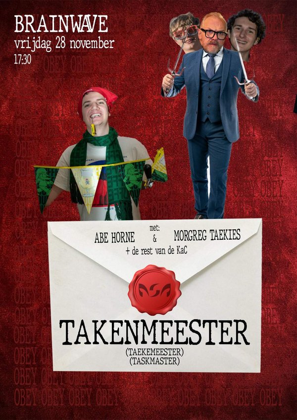 Poster Takenmeester