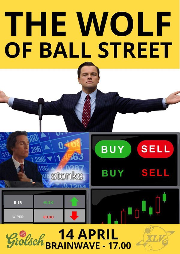 Poster Lustrum - Tradingborrel