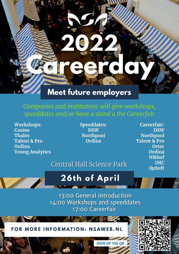 Poster NSA Career day 2022