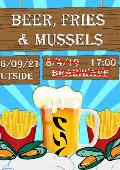 Poster Bier Mossel Friet 21