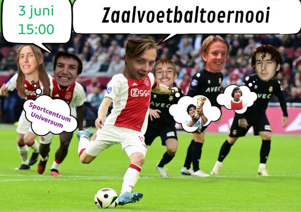Poster Zaalvoetbaltoernooi