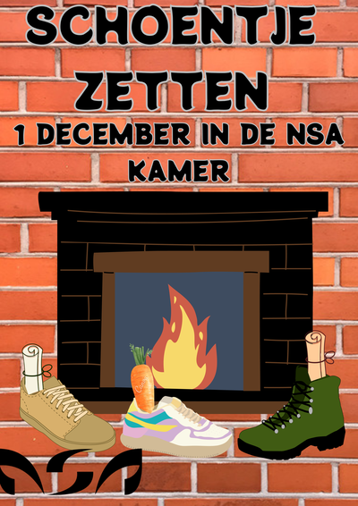 Poster 🎁👟Schoentje zetten👟🎁