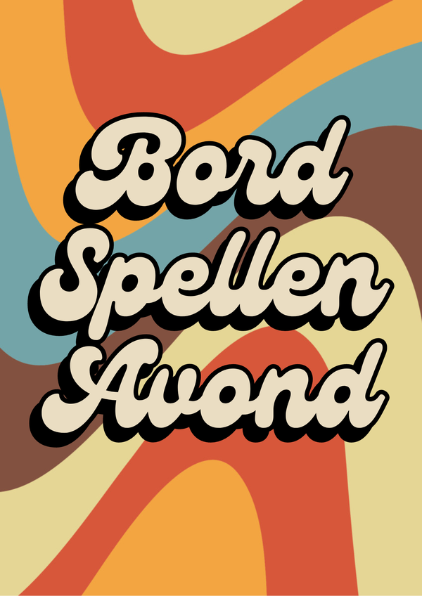 Poster Bordspellenavond