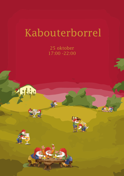 Poster Kabouterborrel