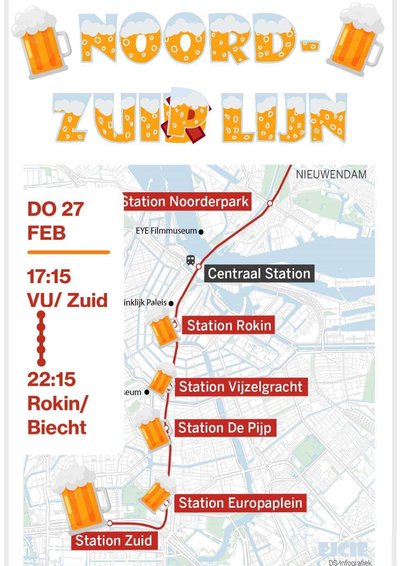 Poster Noord-Zuip lijn 2025