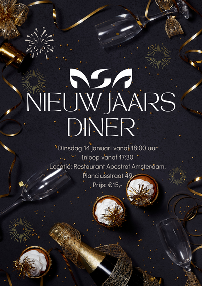 Poster Nieuwjaarsdiner 2025
