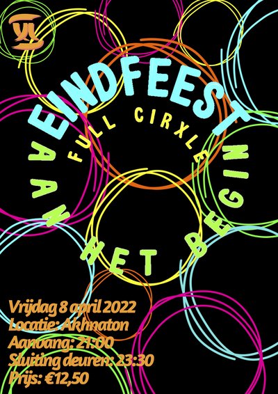Poster Eindfeest