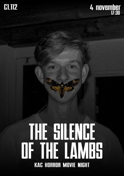 Poster Horror Movie Night