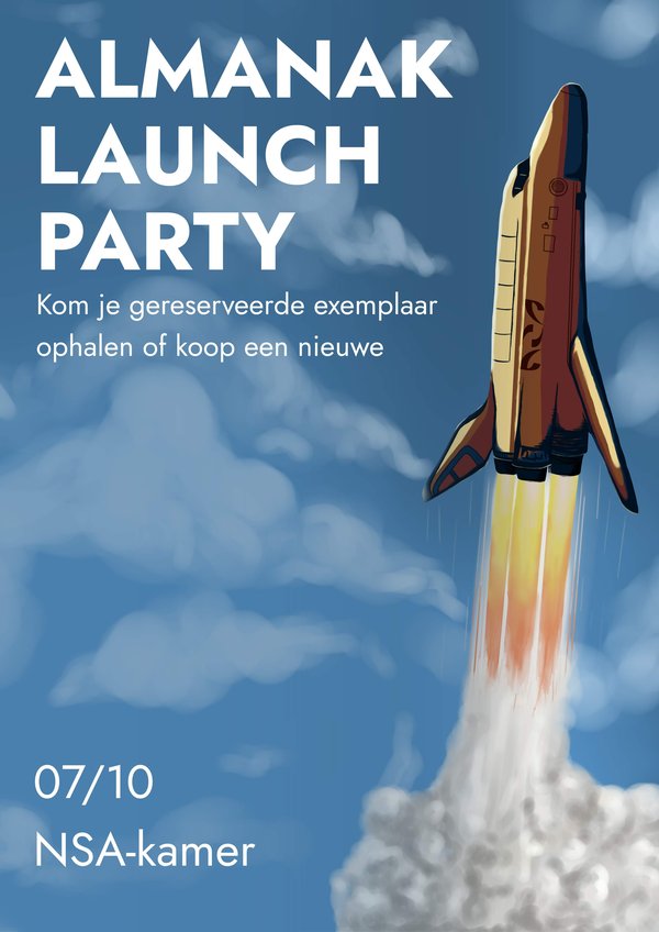 Poster Almanak launchparty