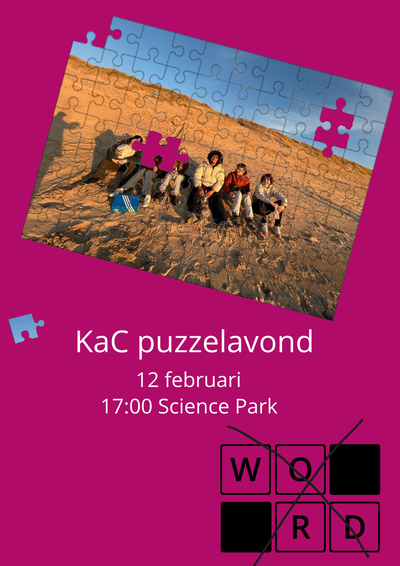 Poster KaC puzzel avond🧩