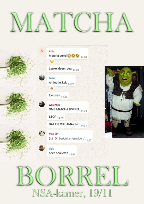 Poster Matcha Borrel