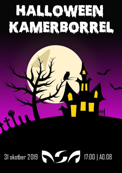 Poster HalloweenKamerborrel