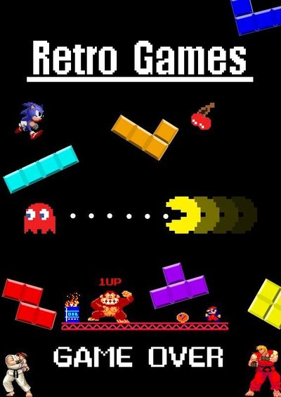Poster Retro Games