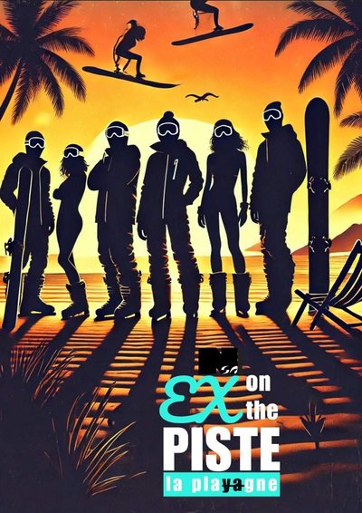 Poster Skireis NSA 2025 "ex on the piste"