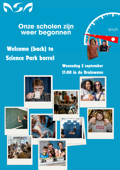 Poster Welcome (back) to Science Park borrel