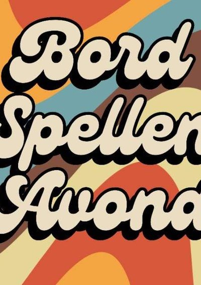 Poster 1e Bordspellenavond