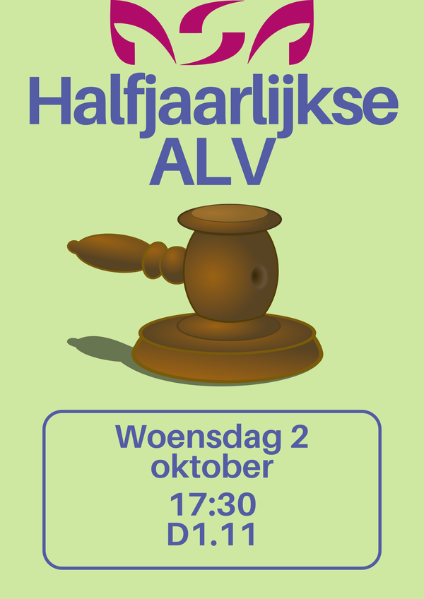 Poster Halfjaarlijkse ALV 2024