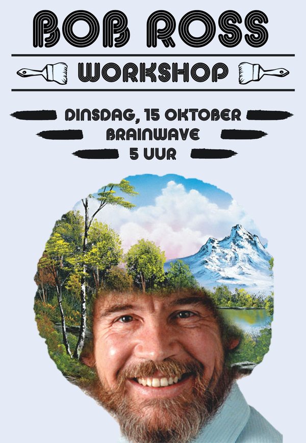 Poster Bob Ross Workshop