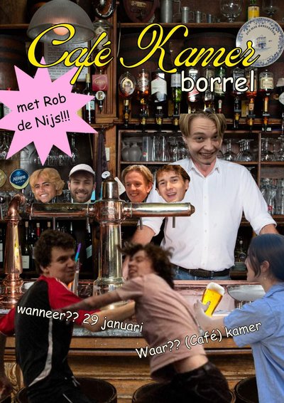 Poster Bruine kroeg kamerborrel