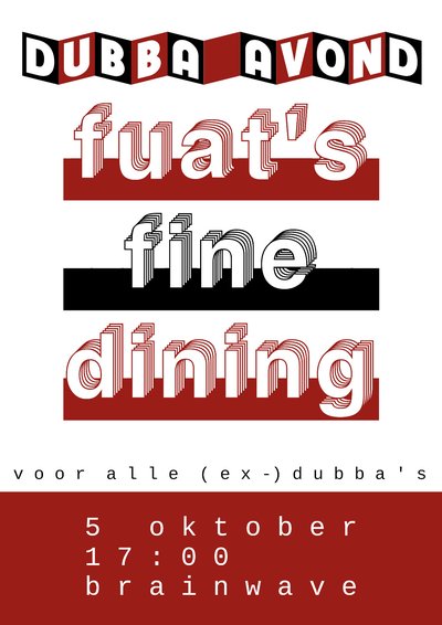 Poster fuats fine dining 22