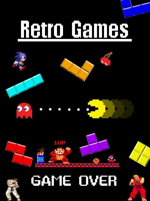 Poster Retro Games