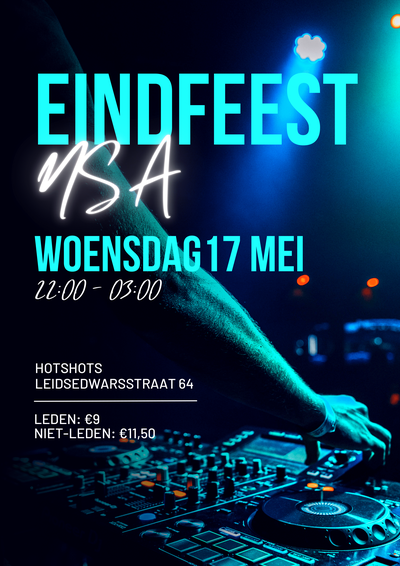 Poster EJCie Eindfeest