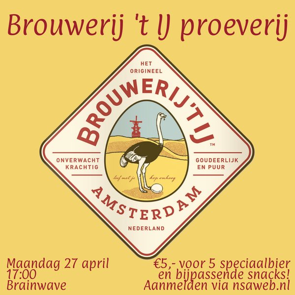 Poster Brouwerij t'IJ drink