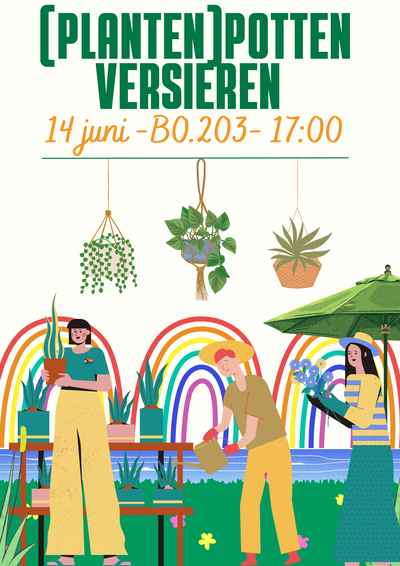 Poster Plantenpotten versieren