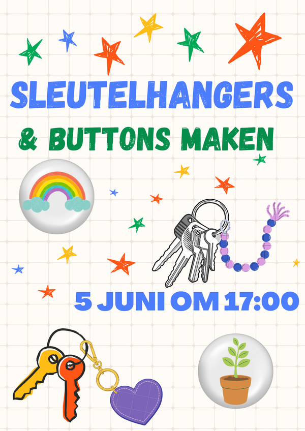 Poster Sleutelhangers en buttons maken (pridemonth)