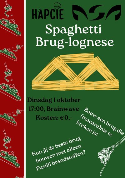 Poster Spaghetti Bruglognese