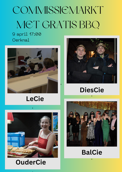 Poster Commissiemarkt en BBQ