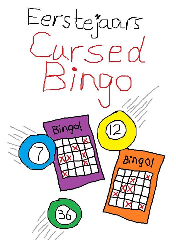 Poster EJCie Cursed bingo