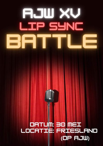Poster AJW Lip Sync battle