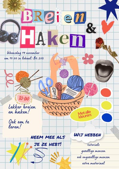 Poster Knitting and Crochet