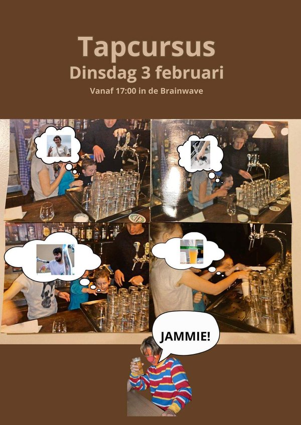 Poster Kind kan de tap doen tapcursus