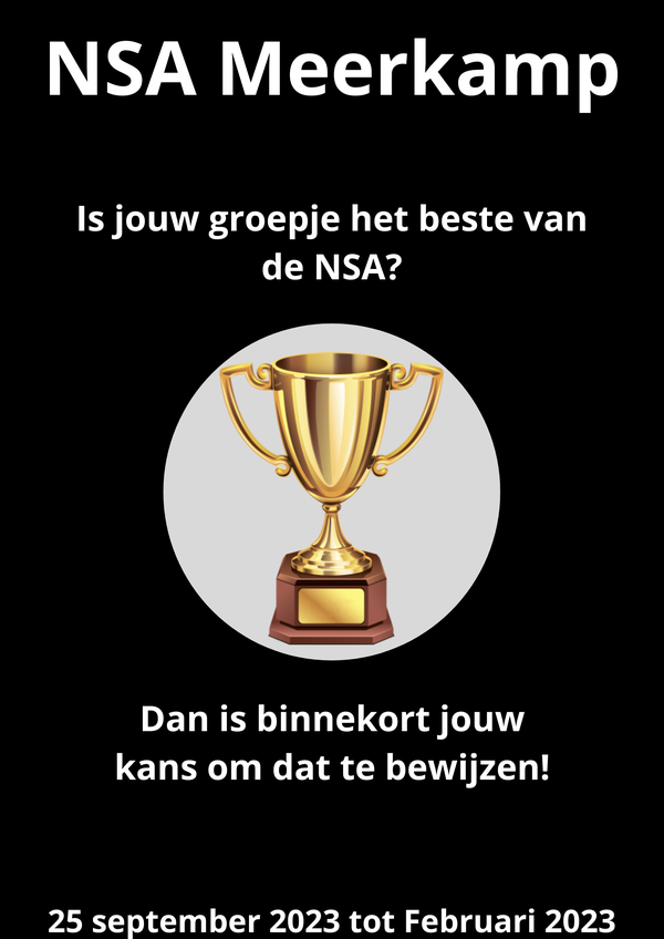 Poster NSA Meerkamp