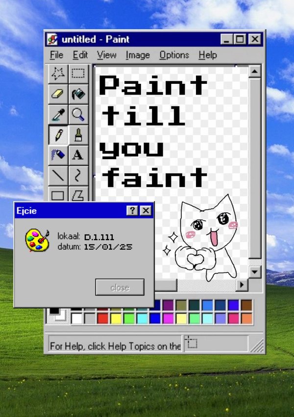 Poster EJCie Paint 'Till You Faint 2025