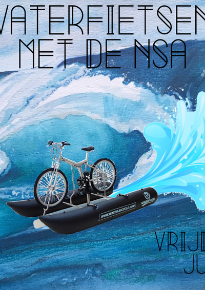 Poster Waterfietsen 2