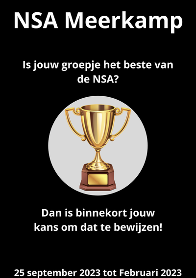 Poster NSA Meerkamp