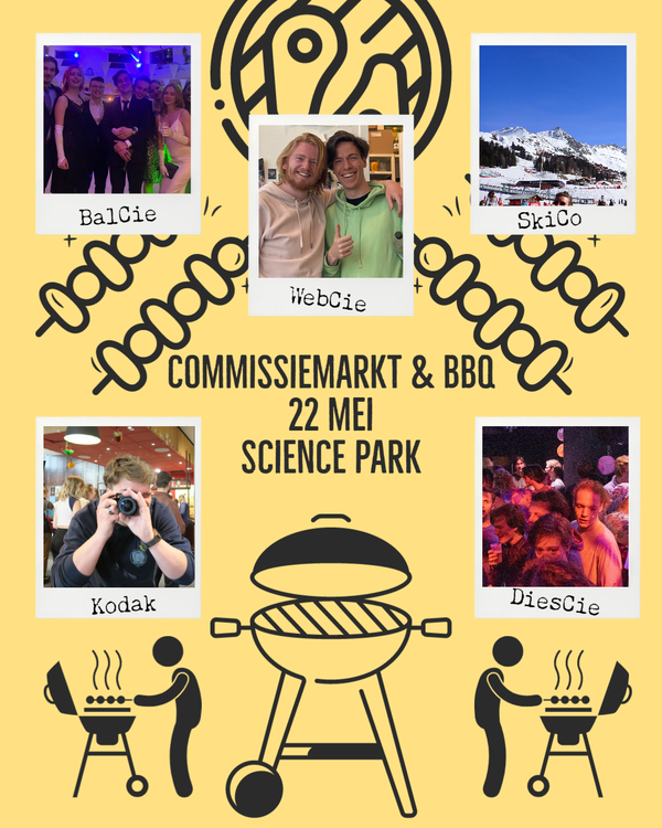 Poster Commissiemarkt & BBQ