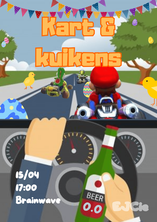 Poster Kart & Kuikens