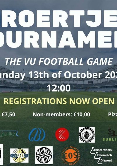 Poster Broertjes (voetbal) toernooi