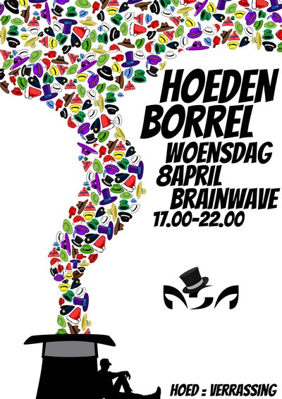 Poster De hoeden borrel